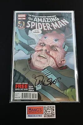 Buy Amazing Spider-Man #698 1st Print Signed By Dan Slott W/ COA • 15.77£