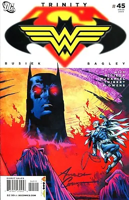 Buy Trinity #45 Wonder Woman, Batman, Superman Signed Artist Amanda Conner (lg) • 10.37£