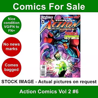 Buy DC Action Comics Vol 2 #6 Comic - VG/FN+ 01 April 2012 • 3.99£