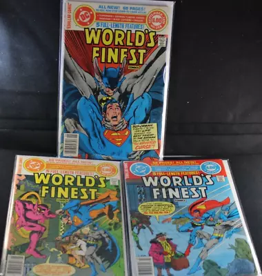 Buy World's Finest 256 257 258 Batman Superman 1 Neal Adams Cover FN+ Comic Lot • 7.91£