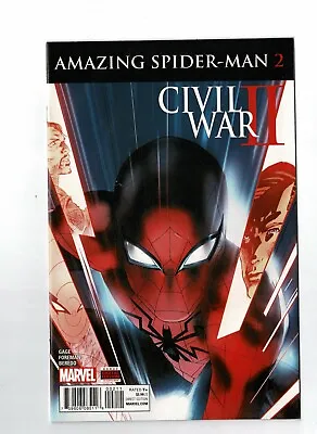 Buy Marvel Comic Civil War II AMAZING SPIDER-MAN No 2 SEPTEMBER 2016 $3.99 USA  • 2.99£