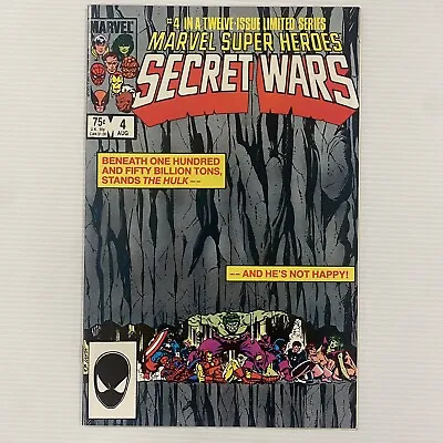 Buy Marvel Super Heroes Secret Wars #4 1984 1st Print VF • 30£