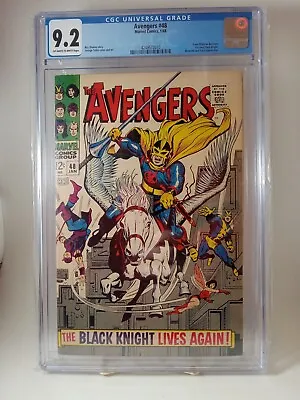 Buy Avengers #48 1968 - CGC 9.2 - NM- Off-White To White Pages - New Black Knight • 1,187.37£