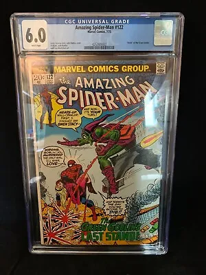 Buy Amazing Spider-Man #122 (1973) Marvel - CGC 6.0 - Death Of Green Goblin Key • 260.11£