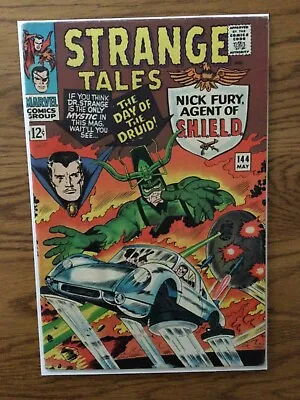 Buy Strange Tales 144 (1966) Silver Age Nick Fury & Doctor Strange. Cents Copy • 30£