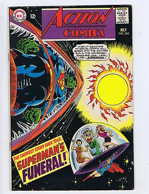 Buy Action Comics #365 DC Pub 1968 '' Superman's Funeral ! '' • 19.30£