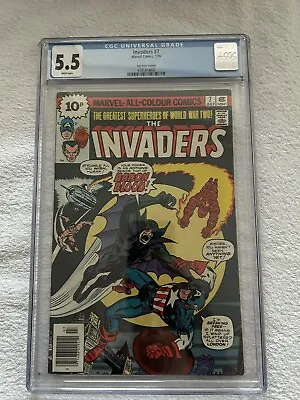 Buy INVADERS #7 (Thomas/Robbins) Marvel 1976 1st Union Jack/Baron Blood FN/VFN Pence • 26£