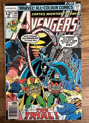Buy Avengers 160. The Return Of The Grim Reaper. Perez Art. Marvel 1977. • 3£