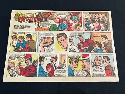 Buy #H06 KEVIN THE BOLD By Kreigh Collins Sunday Half Page Strip October 6, 1963 • 3.19£