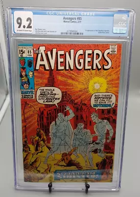 Buy Avengers #85 Cgc 9.2 Nm-  1st Appearance Squadron Supreme, Hyperion Key Issue • 241.05£