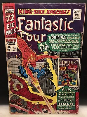 Buy Fantastic Four Annual #4 Comic Marvel Comics Silver Age 2.0 • 18.83£