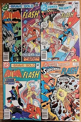 Buy Flash Team-Ups Superman & Batman 1979-1984 DC Comics Presents + Brave & The Bold • 15.81£