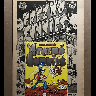 Buy SIGNED Frezno Funnies #1 & 2 Doug Hansen 1975 Underground Comix Set #579 Of 640 • 88.07£