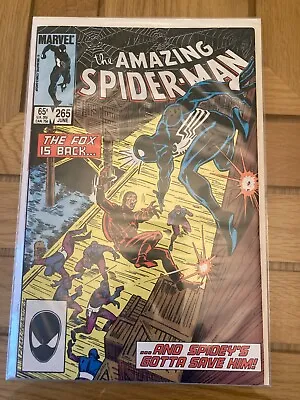 Buy Amazing Spiderman #265 Nm 1st Appearance Of Silver Sable • 60£