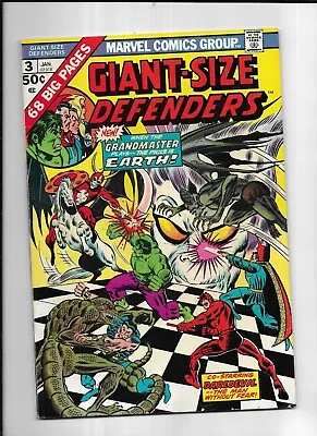 Buy Marvel Comics~  The Defenders  ~ Giant-Size 3  (1975)  FN+ • 27.70£