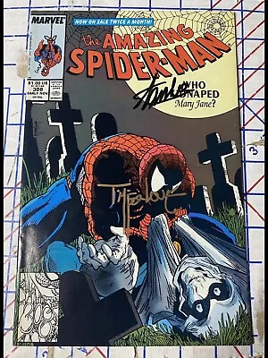 Buy Amazing Spider-Man #308 Signed By Stan Lee & Todd McFarlane Action Comics • 239.86£