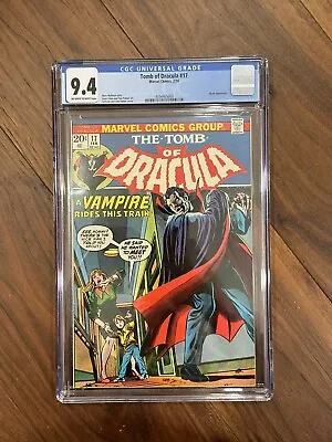 Buy Tomb Of Dracula # 17CGC 9.4 OW/WP, Blade Appearance, Colan Kane, Marvel 2/74 • 119.72£