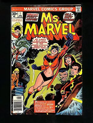 Buy Ms. Marvel #1 VF- 7.5 1st Appearance Carol Danvers As Ms. Marvel! Marvel 1977 • 39.37£