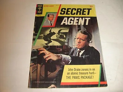 Buy  SECRET AGENT  #1 NOV. 66' -rare-  JOHN DRAKE  Photo Cover -Atomic Treasure Hunt • 74.90£