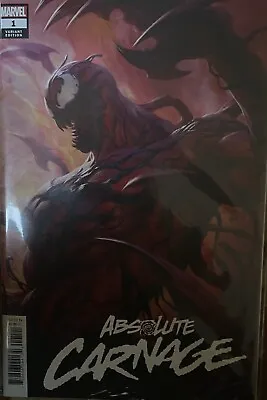 Buy ABSOLUTE CARNAGE #1 (2019) ARTGERM VARIANT COVER - MARVEL COMICS 1st PRINT NM • 8.99£