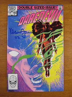 Buy Wow! DAREDEVIL #190 (VF+/NM-) **SIGNED BY KLAUS JANSON!** COA • 18.78£