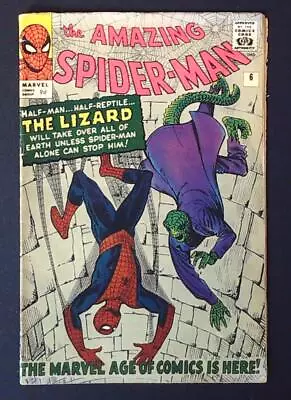 Buy AMAZING SPIDER-MAN #6 (1963) 1st App Lizard - VG Minus (3.5) - Back Issue  • 1,250£