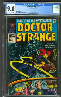 Buy Doctor Strange 175 CGC 9.0 Tom Palmer Art 12/1968 • 142.30£