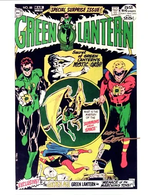 Buy 11x14 Inch SIGNED Neal Adams DC Comics Art Print Green Lantern #88 W/ Alan Scott • 47.43£