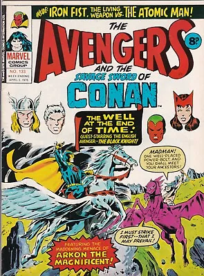 Buy The Avengers & The Savage Sword Of Conan #133 April 3rd 1976 *MARVEL UK* • 7.99£