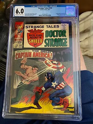 Buy 1967 Silver Age Marvel Comic Strange Tales #159 CGC 6.0 • 102.91£