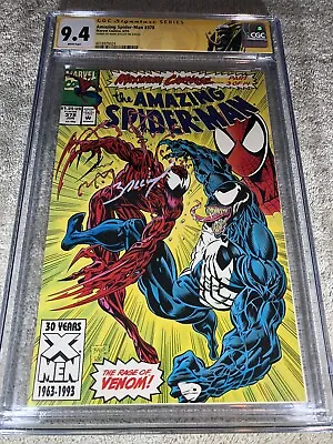 Buy Amazing Spider Man 378 CGC SS 9.4 Bagley Carnage Custom Venom Label 6/1993 • 106.86£