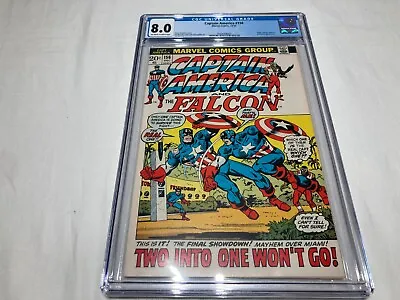 Buy Captain America 156 CGC 8.0 VF Bronze Age 1950's Captain America & Bucky! 1972 • 61.16£