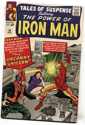 Buy TALES OF SUSPENSE #56--comic Book--1964--IRON MAN--UNICORN--VG • 60.97£