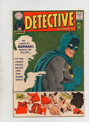 Buy Detective Comics #367 - Jigsaw Batman Cover! - (Grade 7.5) 1967 • 31.85£