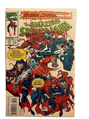 Buy The Amazing Spider-Man #379 Vol. 1 Key Maximum Carnage Part 7 Marvel Comics '93 • 13.67£