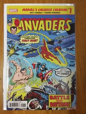 Buy Marvels Greatest Creators Invaders #1 Marvel July 2019 Nm+ (9.6 Or Better) • 5.99£