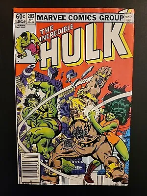 Buy Incredible Hulk # 282 Newsstand - 1st Hulk Team-Up With She-Hulk • 10.24£