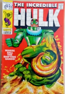 Buy Incredible Hulk #113 - VG/FN (5.0) - Marvel 1969 - 12 Cents Copy - Vs Sandman • 10.99£