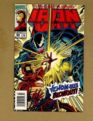 Buy Iron Man 302 (VF) Venom! Len Kaminski, Kevin Hopgood 1994 Marvel Comics X312 • 7.92£