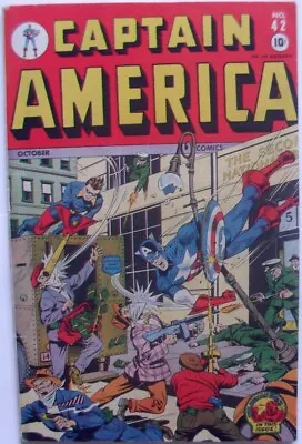 Buy Captain America Comics #42 (1944) Fn- 5.5  Golden Age Timely • 2,000£