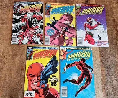 Buy Daredevil #180 181 182 184 185 Marvel Comics Lot Of 5 Incl Newsstand VF/NM 9.0 • 94.60£