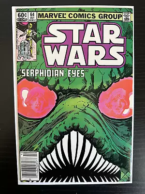Buy Star Wars #64 1st Elglih Newsstand VF+ To VF/NM 1982 Marvel Comics • 6.43£