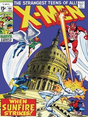 Buy The Uncanny X-Men #64 NEW METAL SIGN: When Sunfire Strikes! • 15.68£