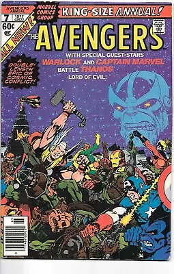 Buy The Avengers King-Size Annual #7 Death Of Adam Warlock Thanos • 27.98£