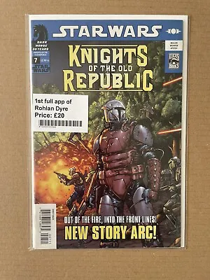 Buy Star Wars Knights Of The Old Republic #7, Dark Horse, 2006, 1st Rohlan Dyre • 20£