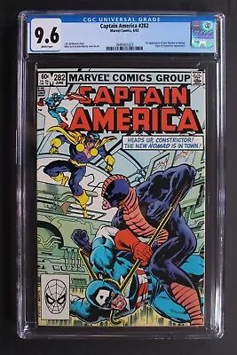 Buy Captain America #282 1st Jack Monroe As NOMAD 1st Print FALCON 1983 ZECK CGC 9.6 • 47.45£