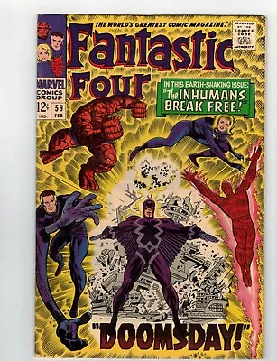 Buy FANTASTIC FOUR #59      Dr. Doom Inhumans Silver Surfer                VeryFine+ • 63.96£