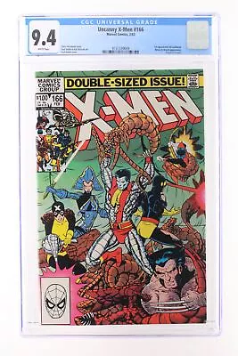 Buy Uncanny X-Men #166 - Marvel Comics 1983 CGC 9.4 1st Appearance Of Lockheed. Bina • 36.14£