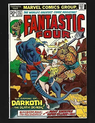 Buy Fantastic Four #142 FN Buckler 1st Darkoth Medusa Wyatt Wingfoot Doctor Doom • 7.90£