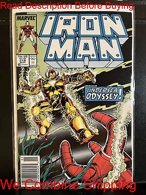 Buy BARGAIN BOOKS ($5 MIN PURCHASE) Iron Man #218 (1987 Marvel) We Combine Shipping • 1.18£